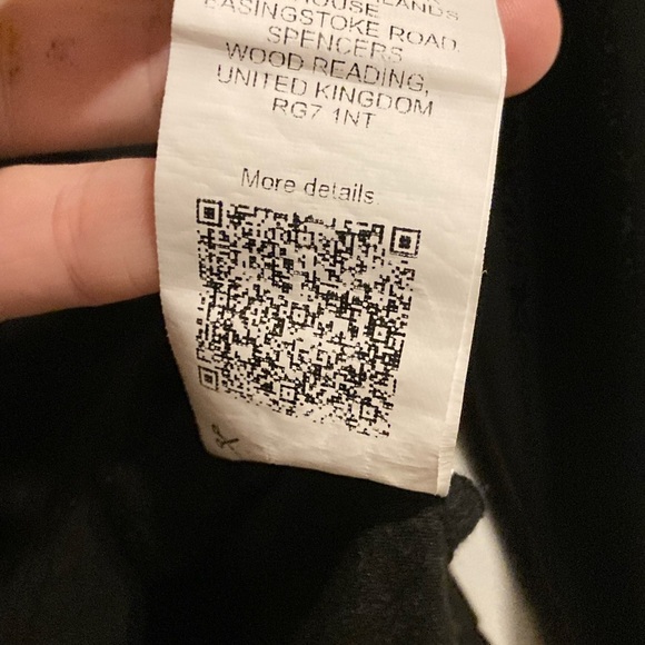 SHEIN Black Fitted Long Sleeve Blouse Sz. Medium - Picture 5 of 5